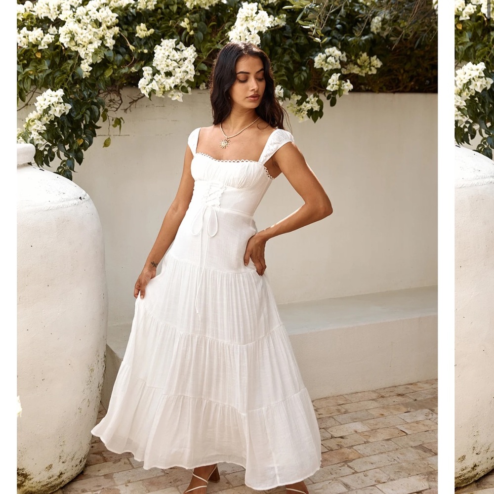 Elegant White Maxi Dress